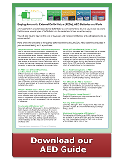 Buying Automatic External Defibrillators (AEDs), AED Batteries and Pads